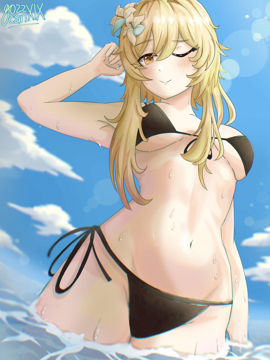 Fanart - Lumine, this is what summer in my head